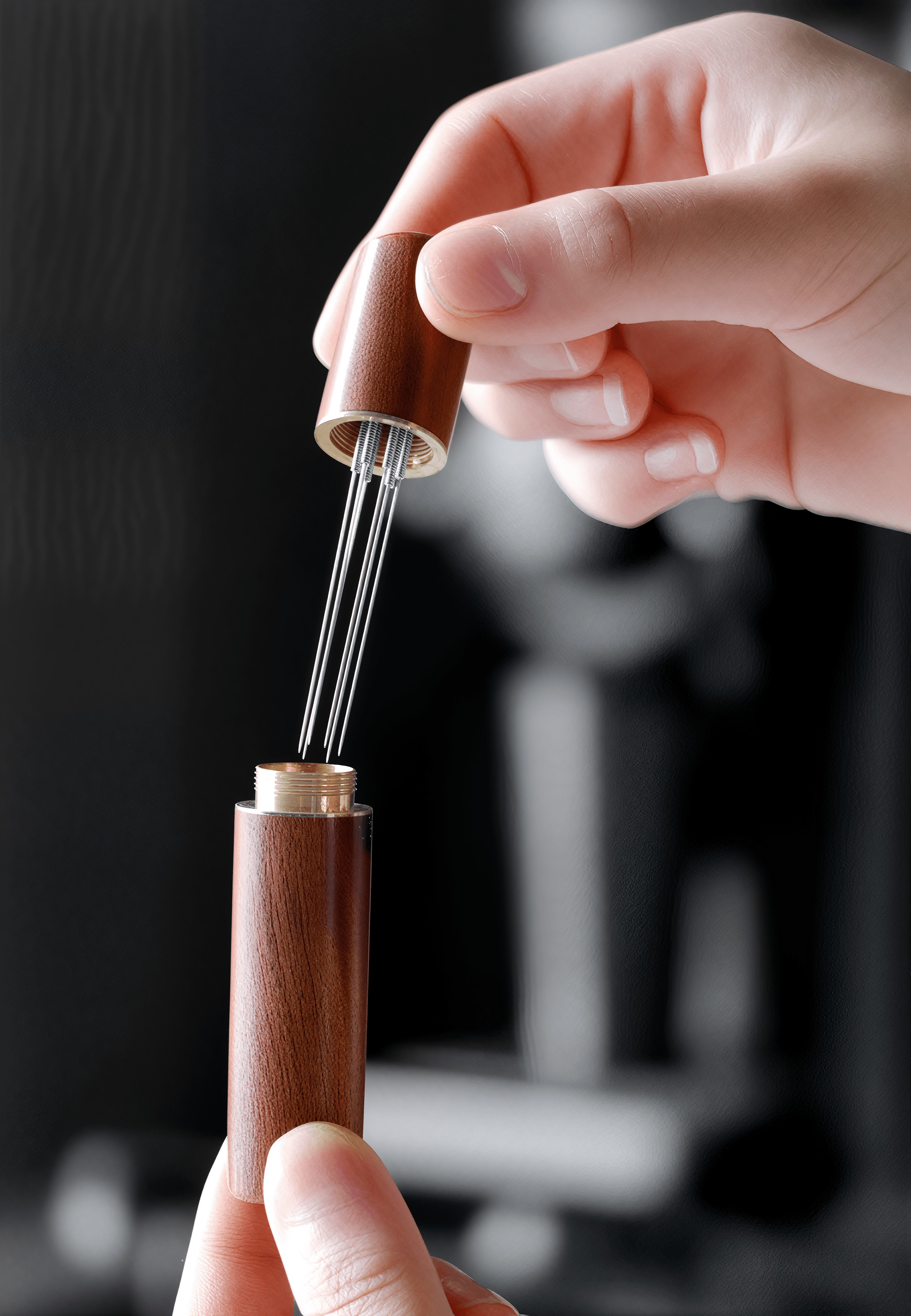 KŌHI-Home Espresso WDT Tool – Stainless Steel Coffee Needle Stirrer & Distributor