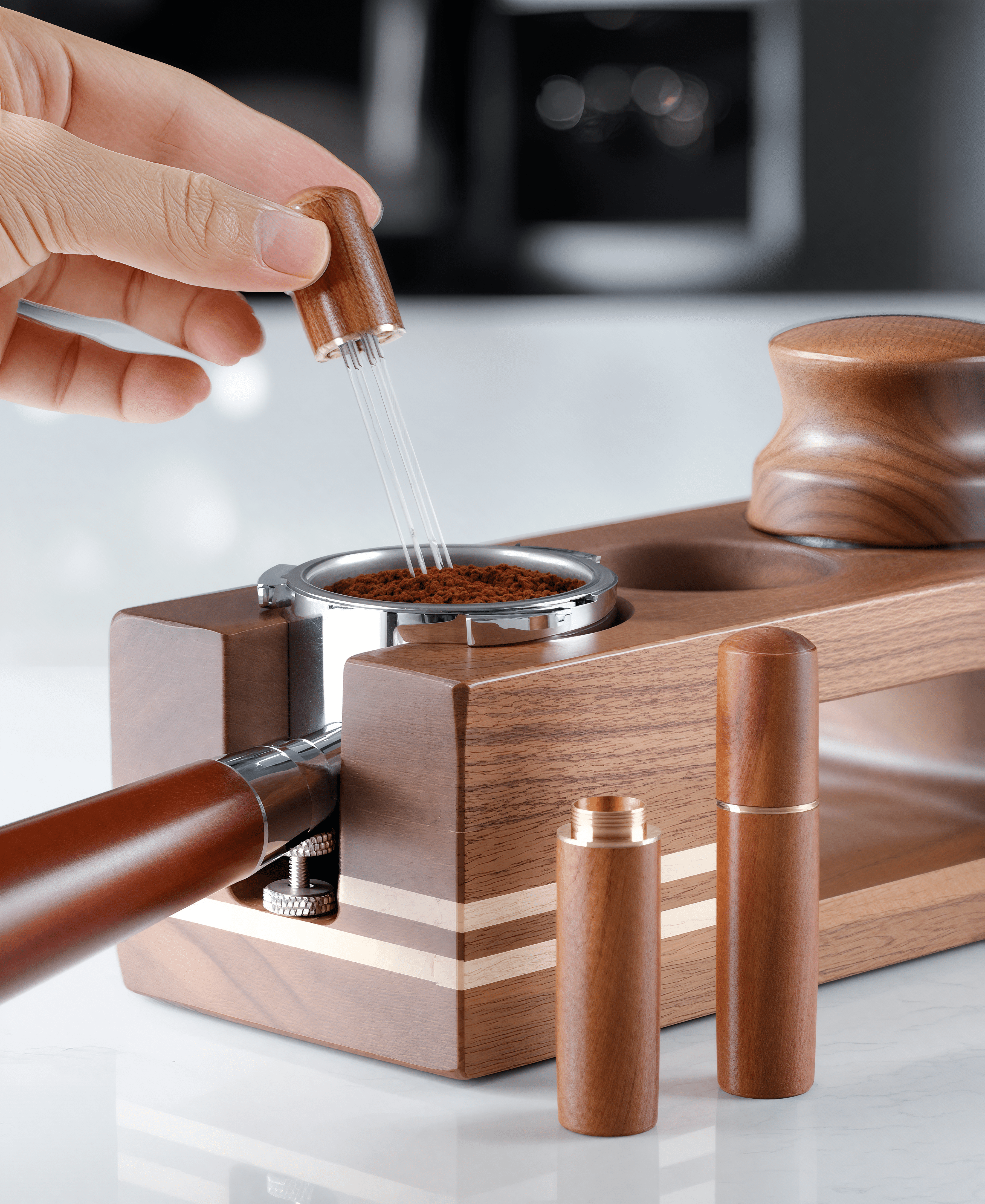 KŌHI-Home Espresso WDT Tool – Stainless Steel Coffee Needle Stirrer & Distributor