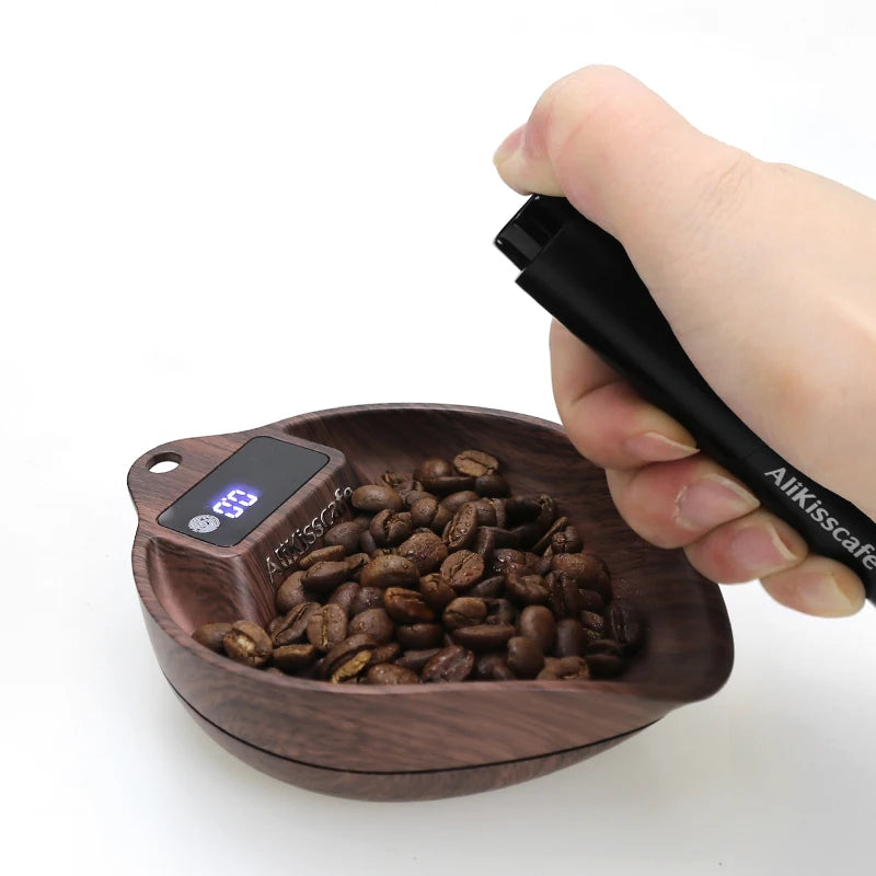 KŌHI-Home Digital Coffee Scale – Precision Bean & Espresso Scale with Display Tray (0.1 g Accuracy)