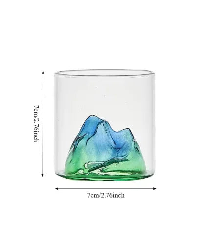 KŌHI-Home Mountain Whiskey Glass — Wooden Gift Box