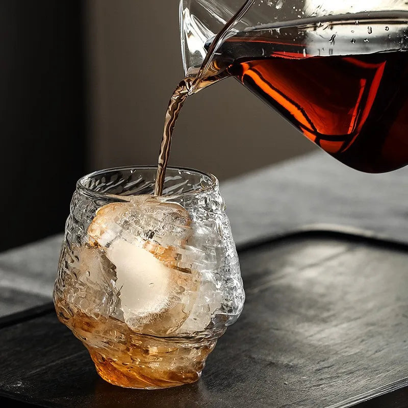 KŌHI-Home Mountain Whiskey Glass — Wooden Gift Box