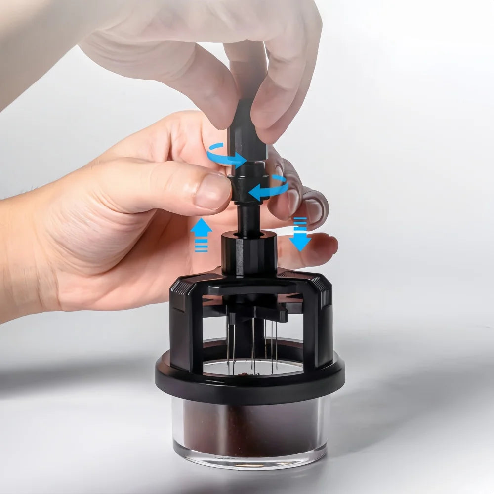 KŌHI-Home Magnetic WDT Tool – Rotating Coffee Distribution Needle with Adjustable Height