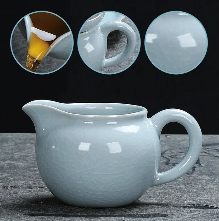 KŌHI-Home Yixing Ceramic Kung Fu Tea Set (27-Piece) – Chinese Tea Ceremony Set with Solid Wood Tea Tray