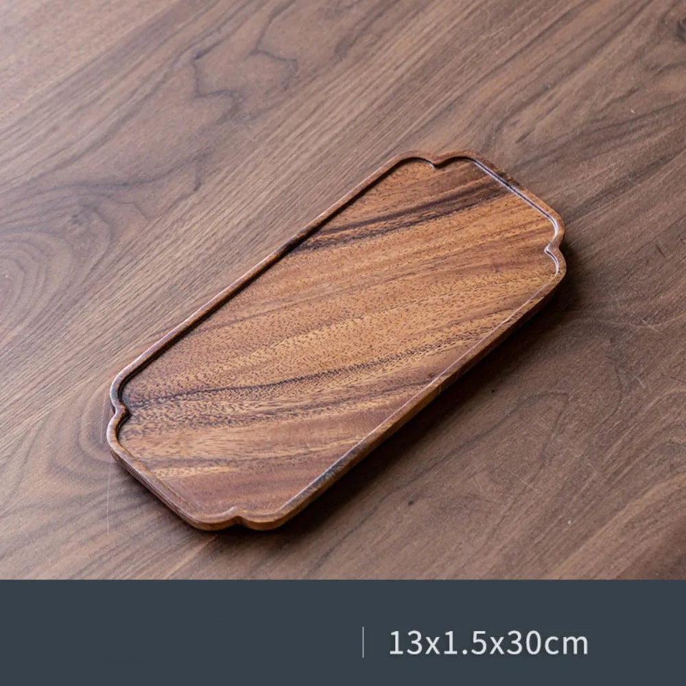 KŌHI-Home Walnut Wood Tea Tray - Serving Plate