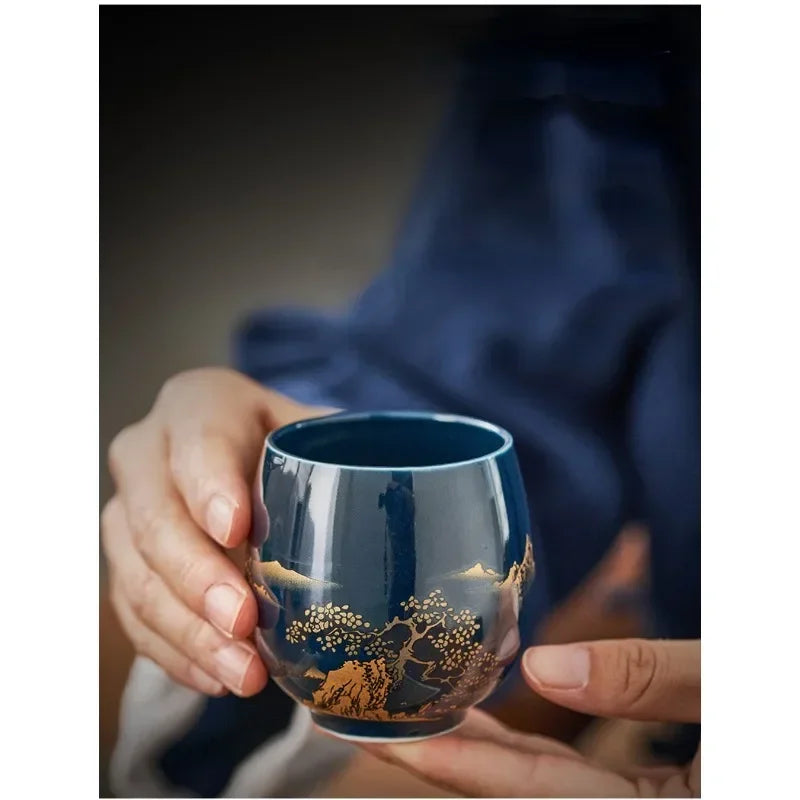 KŌHI-Home Japanese Ceramic Tea Cup – 180 ml Minimalist Master Cup