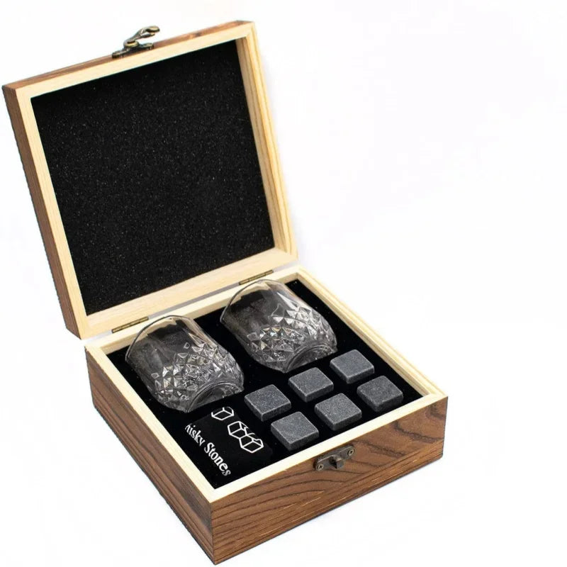 KŌHI-Home Whiskey Stones & Glass Set