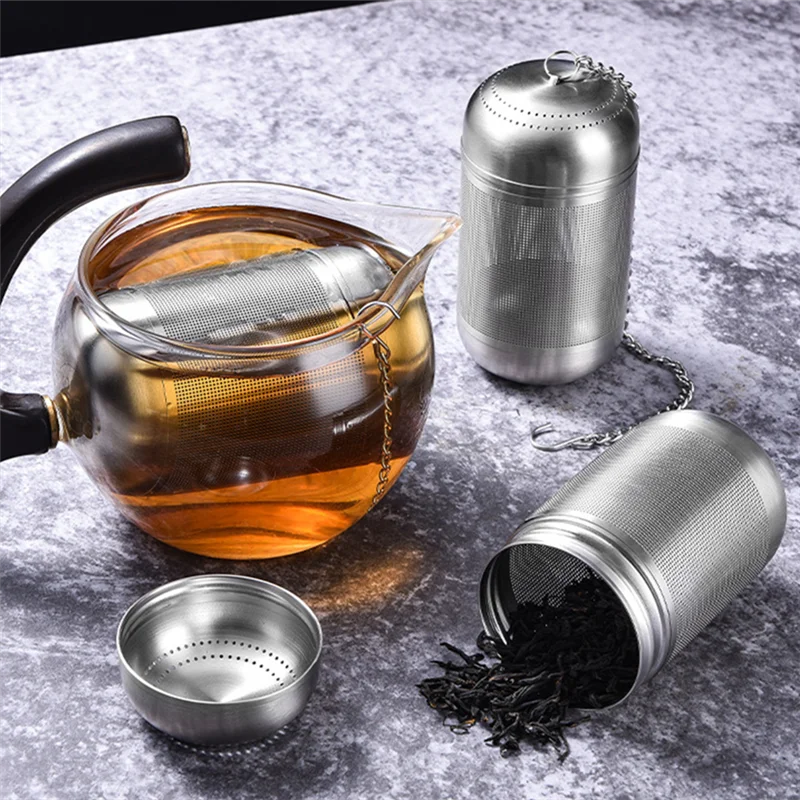 KŌHI-Home Stainless Steel Tea Strainer – Fine Mesh Infuser for Loose Leaf Tea & Spices