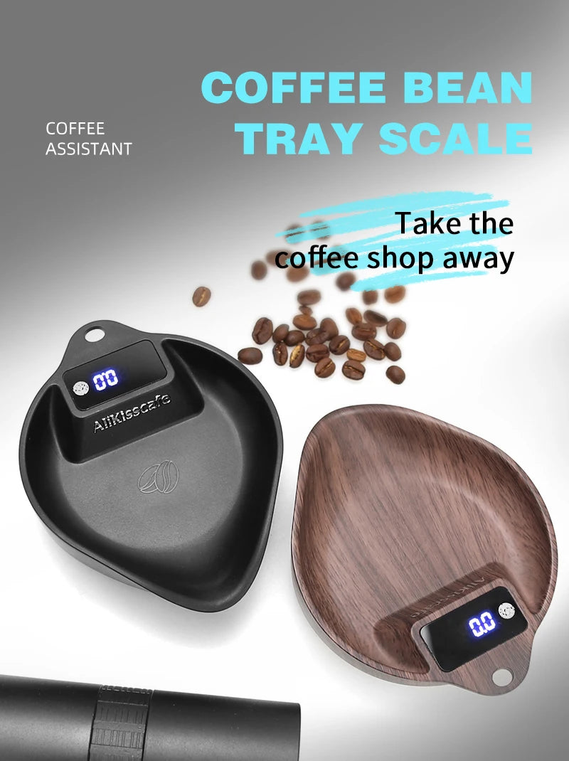 KŌHI-Home Digital Coffee Scale – Precision Bean & Espresso Scale with Display Tray (0.1 g Accuracy)