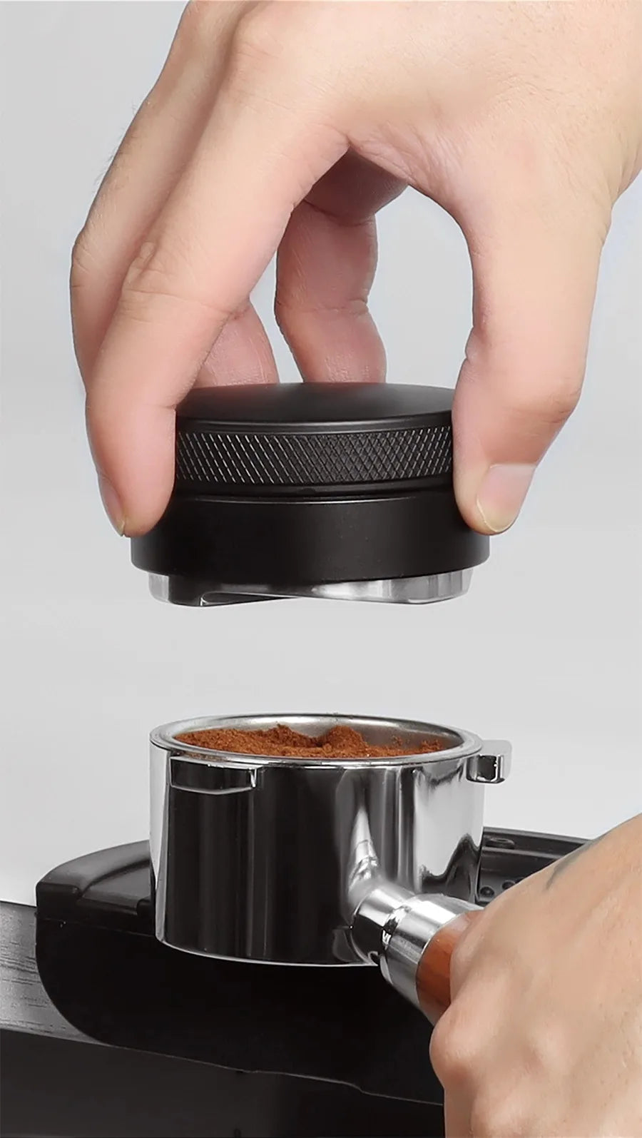 KŌHI-Home Adjustable Espresso Distributor & Palm Tamper