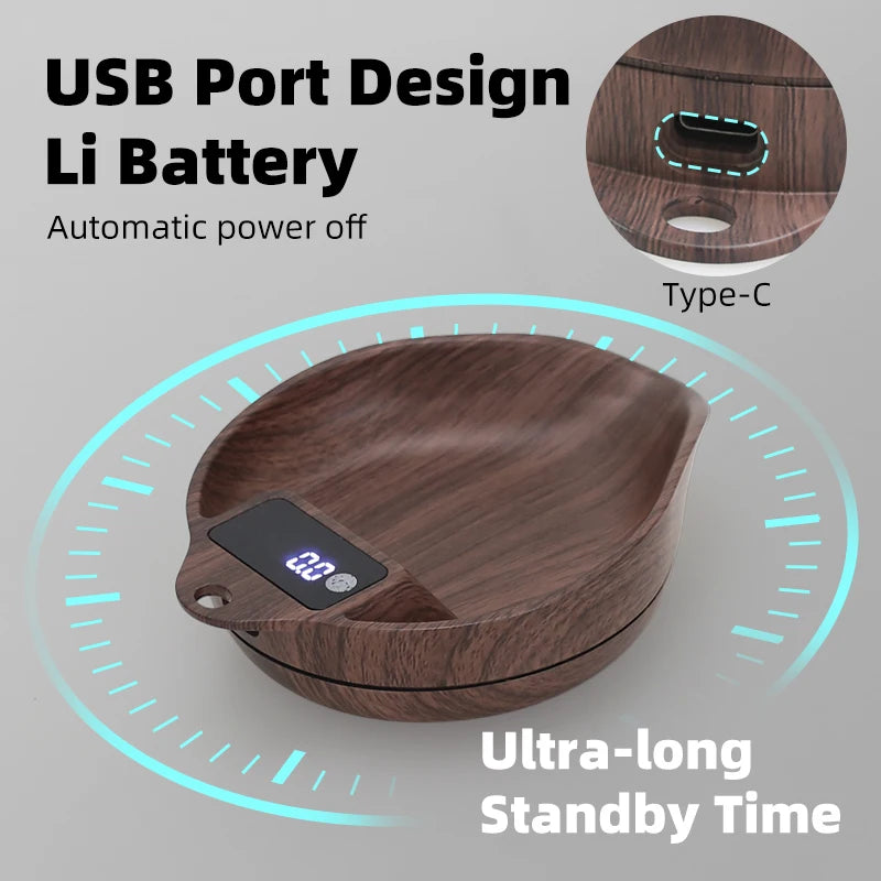 KŌHI-Home Digital Coffee Scale – Precision Bean & Espresso Scale with Display Tray (0.1 g Accuracy)