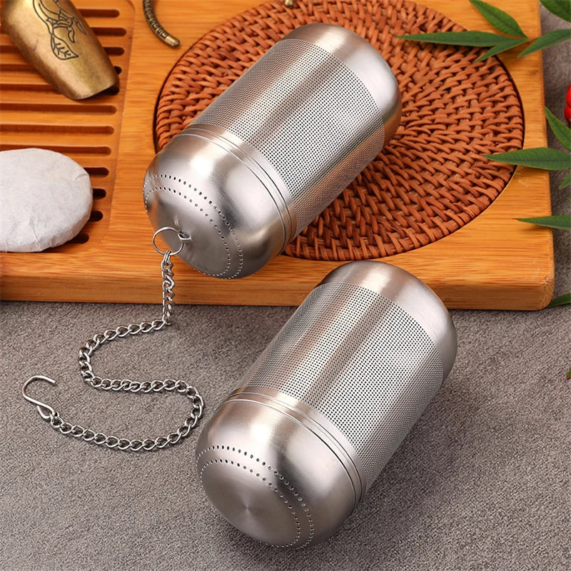 KŌHI-Home Stainless Steel Tea Strainer – Fine Mesh Infuser for Loose Leaf Tea & Spices