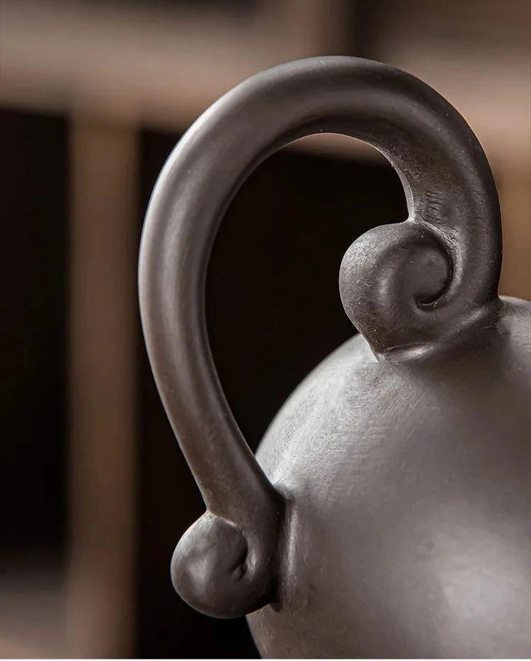 KŌHI-Home Yixing Ceramic Kung Fu Tea Set (27-Piece) – Chinese Tea Ceremony Set with Solid Wood Tea Tray