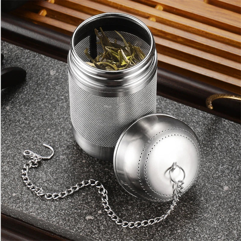KŌHI-Home Stainless Steel Tea Strainer – Fine Mesh Infuser for Loose Leaf Tea & Spices