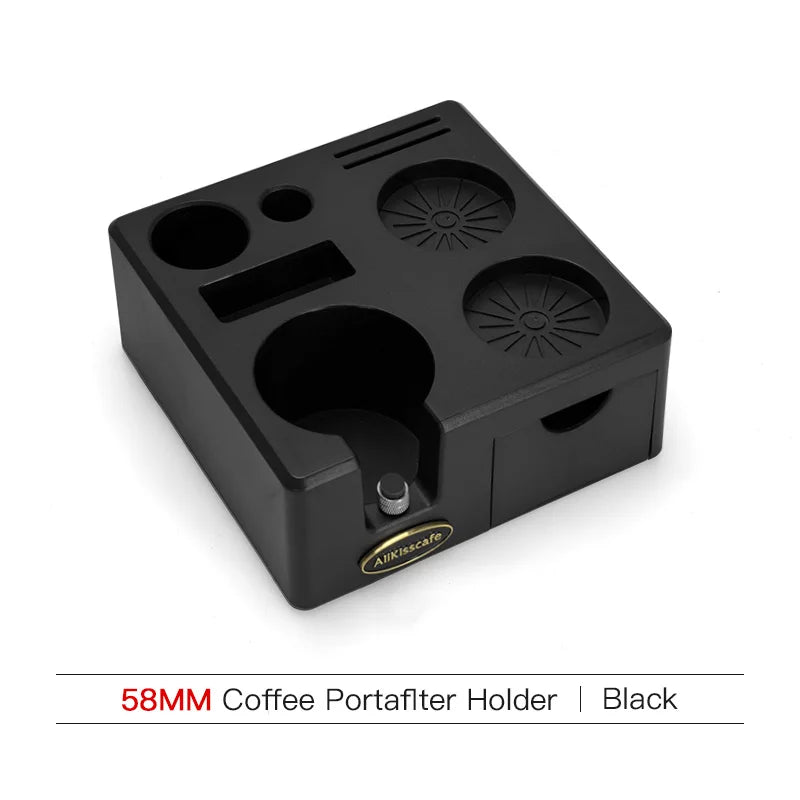 KŌHI-Home Coffee Tamping Station – Portafilter Holder with Storage Drawer