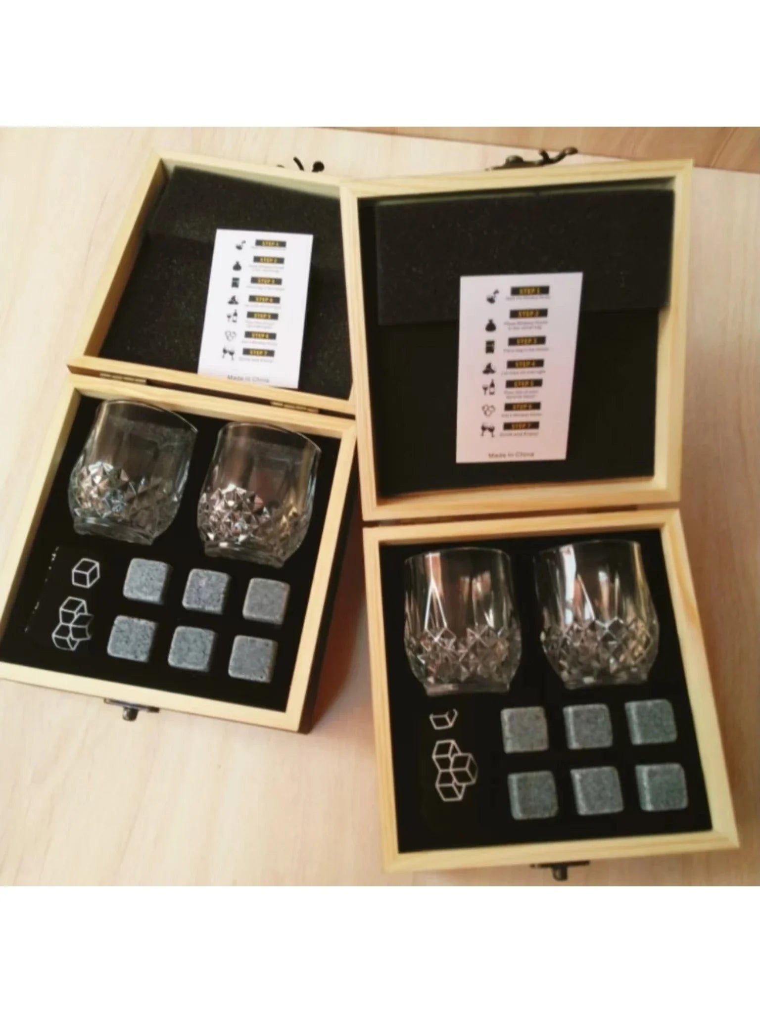 KŌHI-Home Whiskey Stones & Glass Set