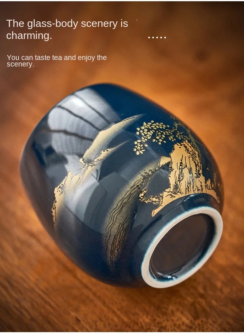 KŌHI-Home Japanese Ceramic Tea Cup – 180 ml Minimalist Master Cup