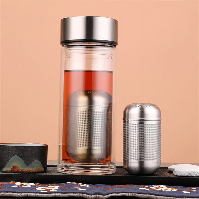 KŌHI-Home Stainless Steel Tea Strainer – Fine Mesh Infuser for Loose Leaf Tea & Spices
