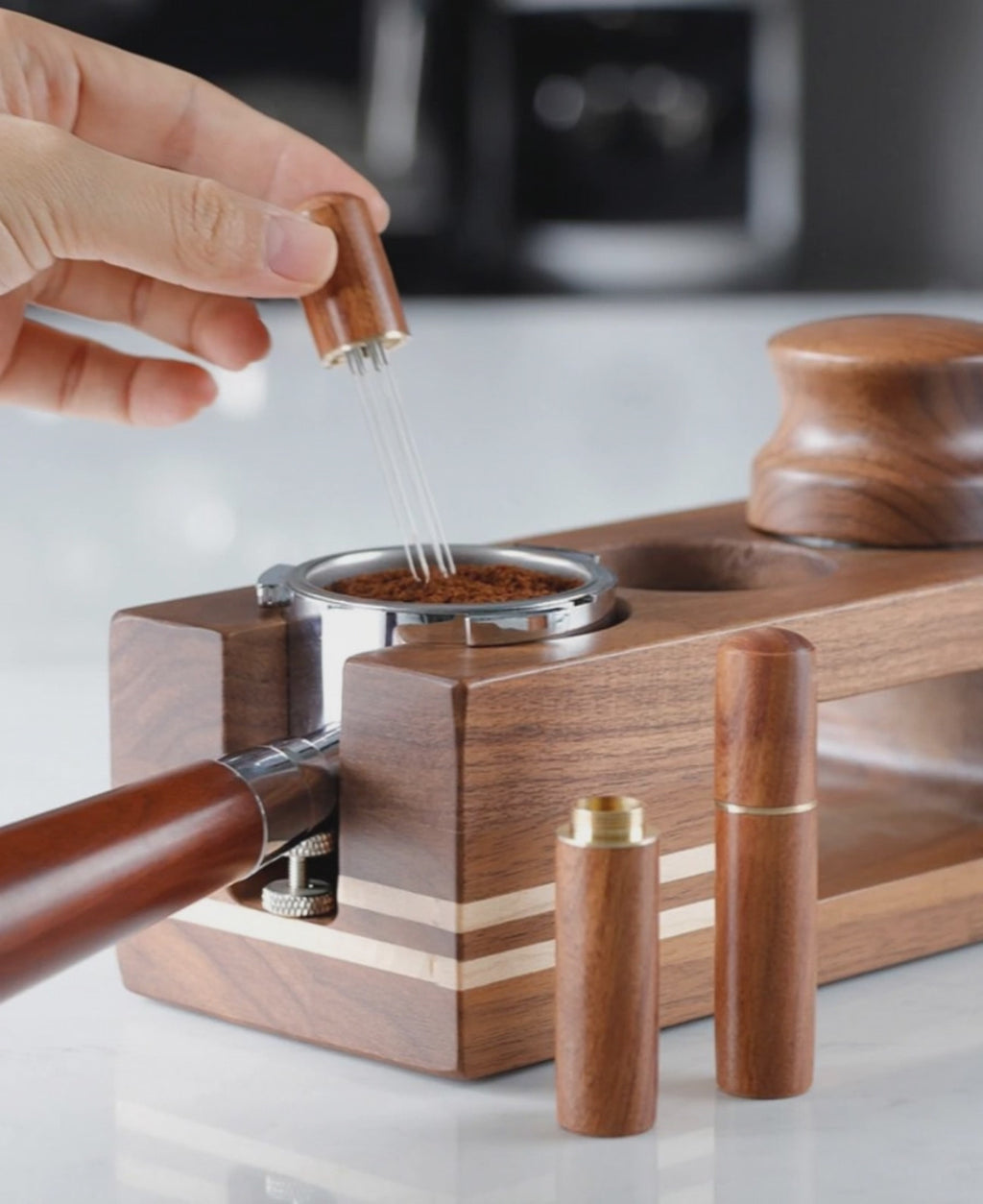 KŌHI-Home Espresso WDT Tool – Stainless Steel Coffee Needle Stirrer & Distributor